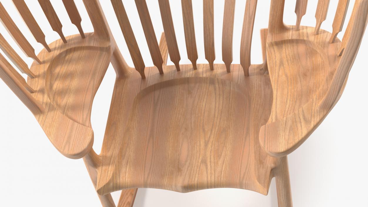 3D model Triple Rocking Chair