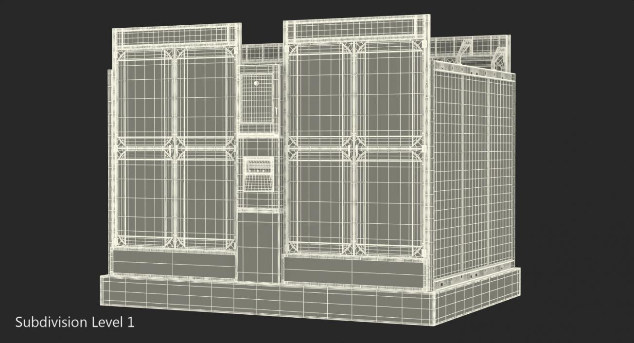 Construction Hoist Foundation 3D model