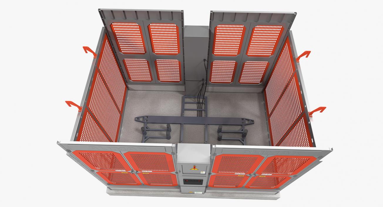 Construction Hoist Foundation 3D model