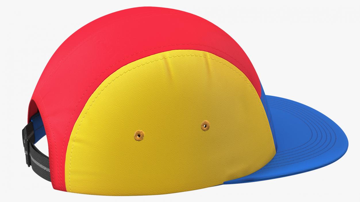 3D Dickies Hat Mcrae 5 Panel Cap Multicoloured model