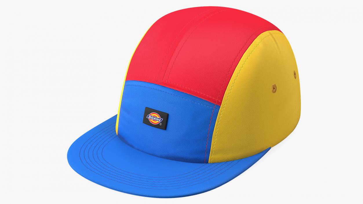 3D Dickies Hat Mcrae 5 Panel Cap Multicoloured model