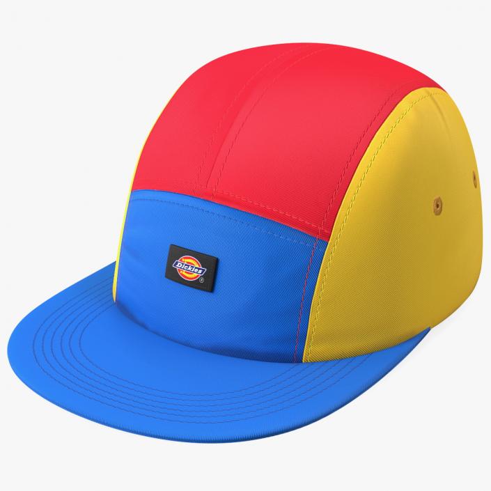 3D Dickies Hat Mcrae 5 Panel Cap Multicoloured model