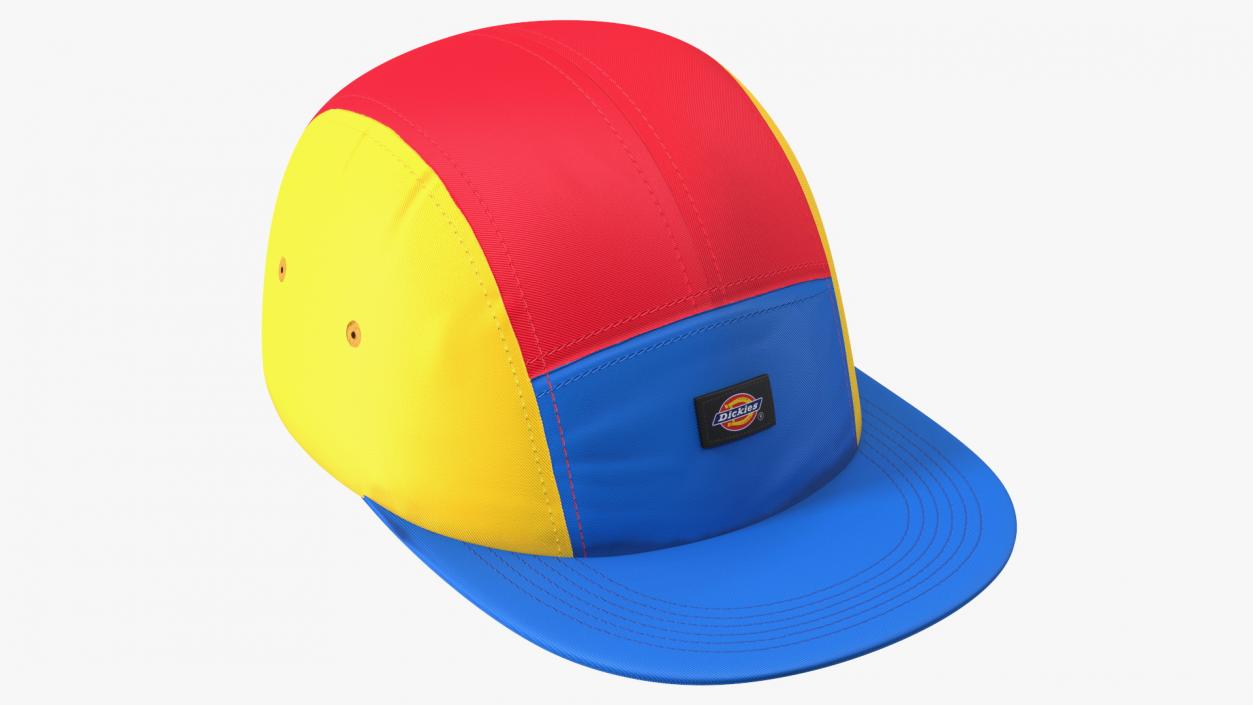 3D Dickies Hat Mcrae 5 Panel Cap Multicoloured model