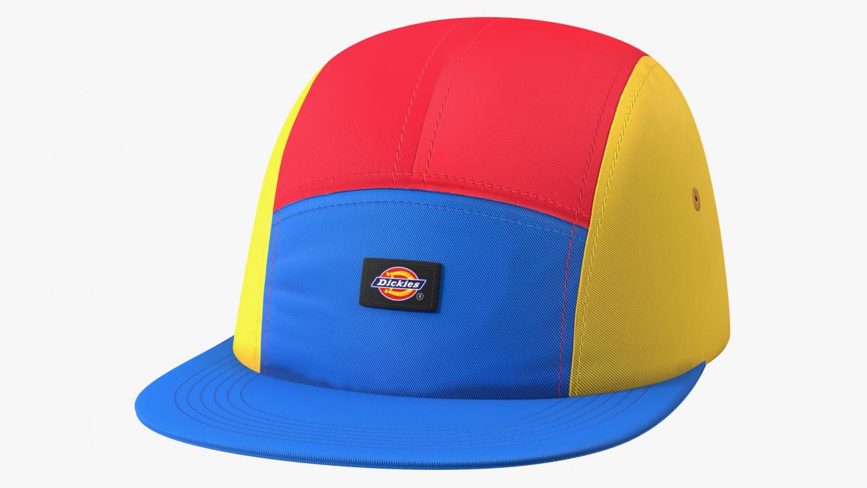 3D Dickies Hat Mcrae 5 Panel Cap Multicoloured model