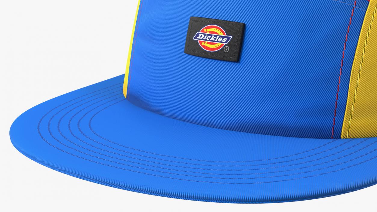 3D Dickies Hat Mcrae 5 Panel Cap Multicoloured model