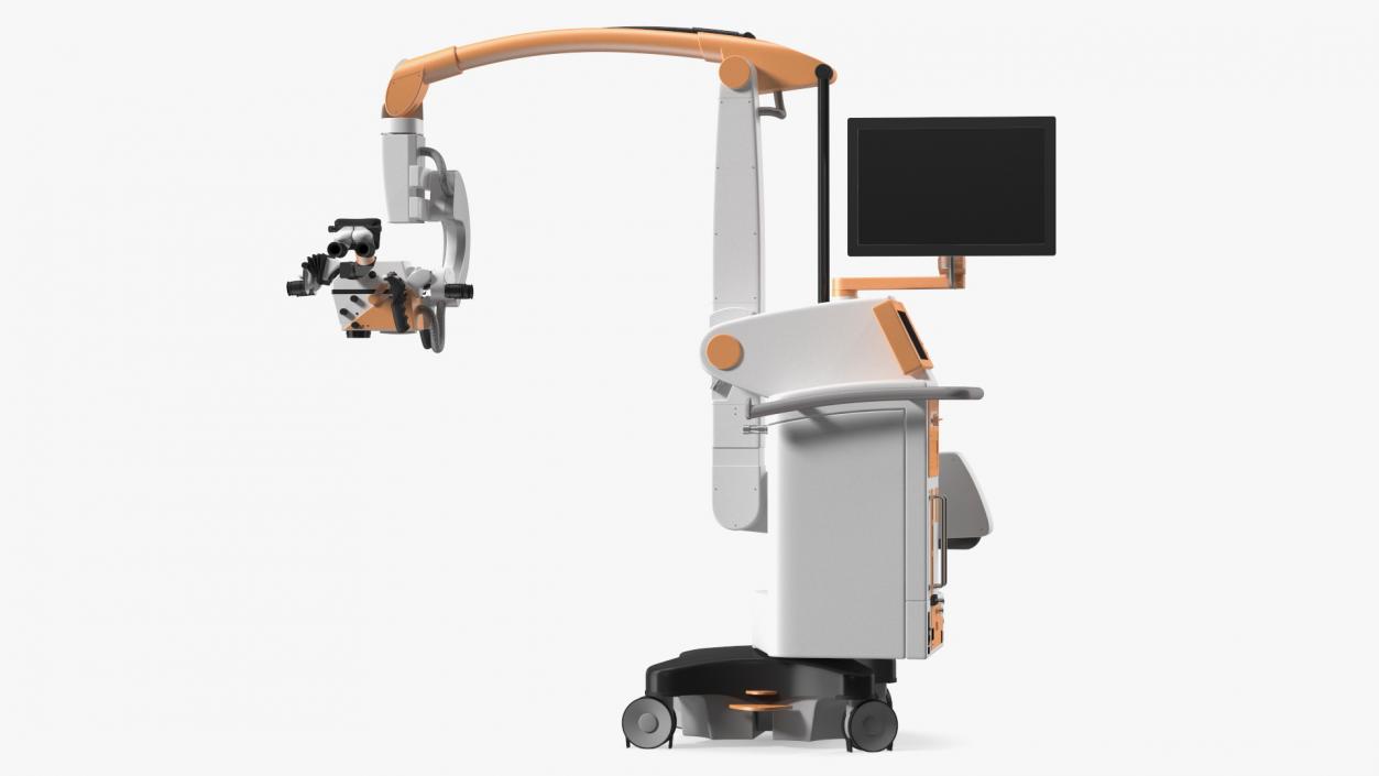 3D Surgical Microscope Rigged