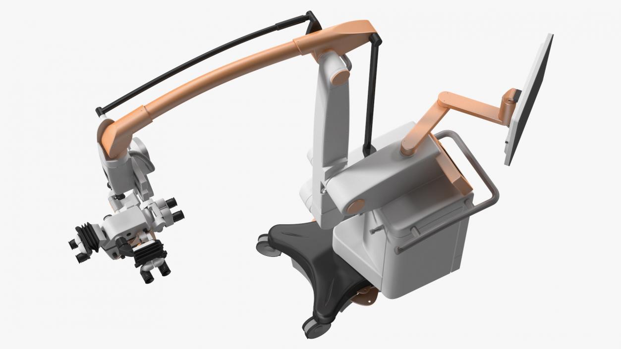 3D Surgical Microscope Rigged