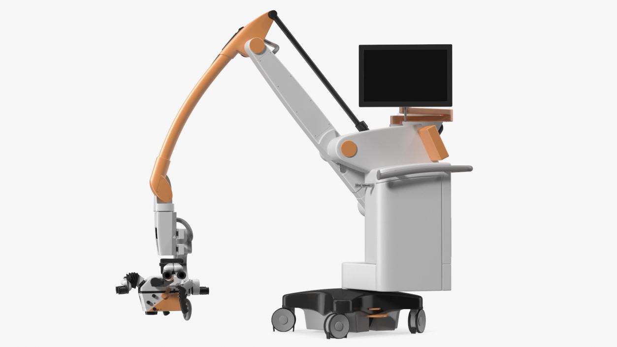 3D Surgical Microscope Rigged