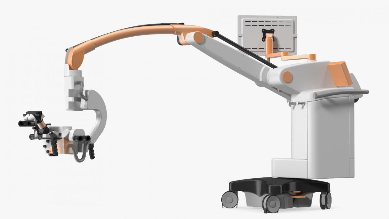 3D Surgical Microscope Rigged