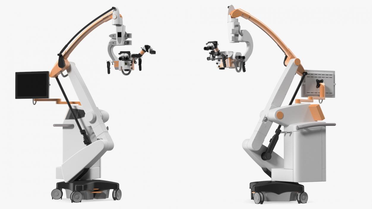 3D Surgical Microscope Rigged