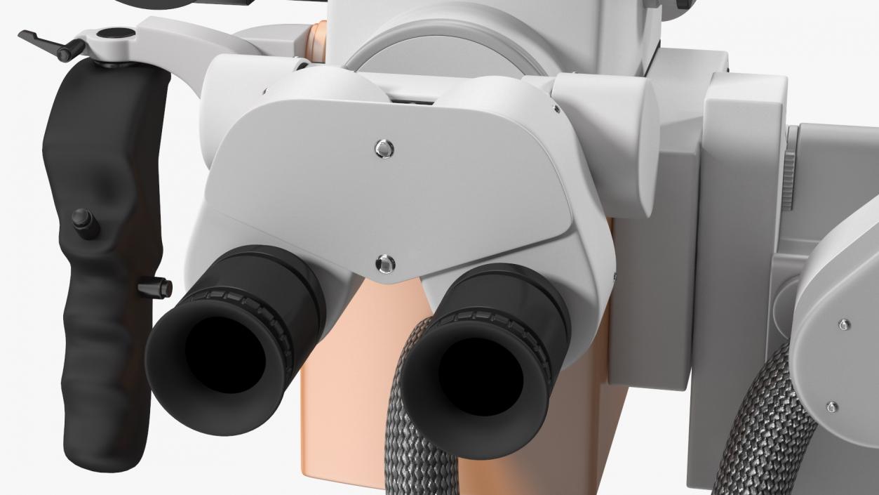 3D Surgical Microscope Rigged