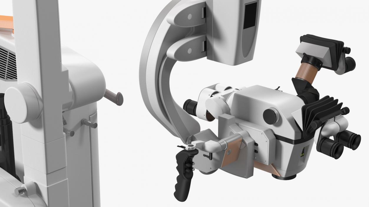 3D Surgical Microscope Rigged