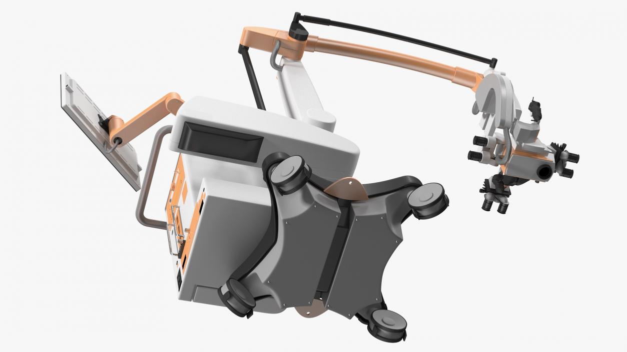 3D Surgical Microscope Rigged