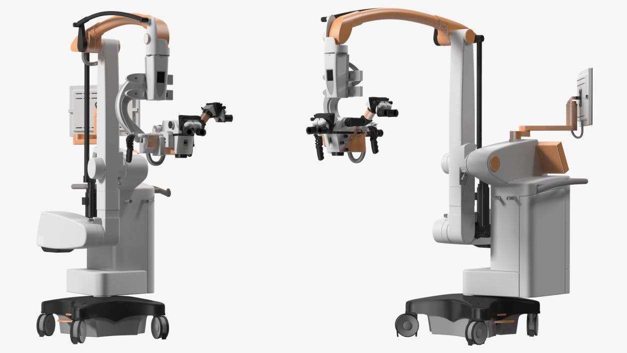 3D Surgical Microscope Rigged