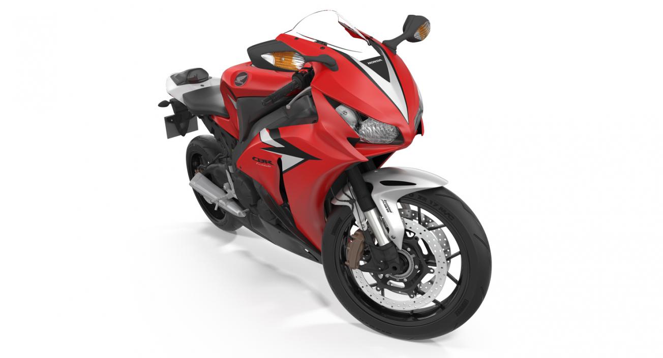 New Honda CBR1000RR Fireblade SP 2016 Rigged 3D model