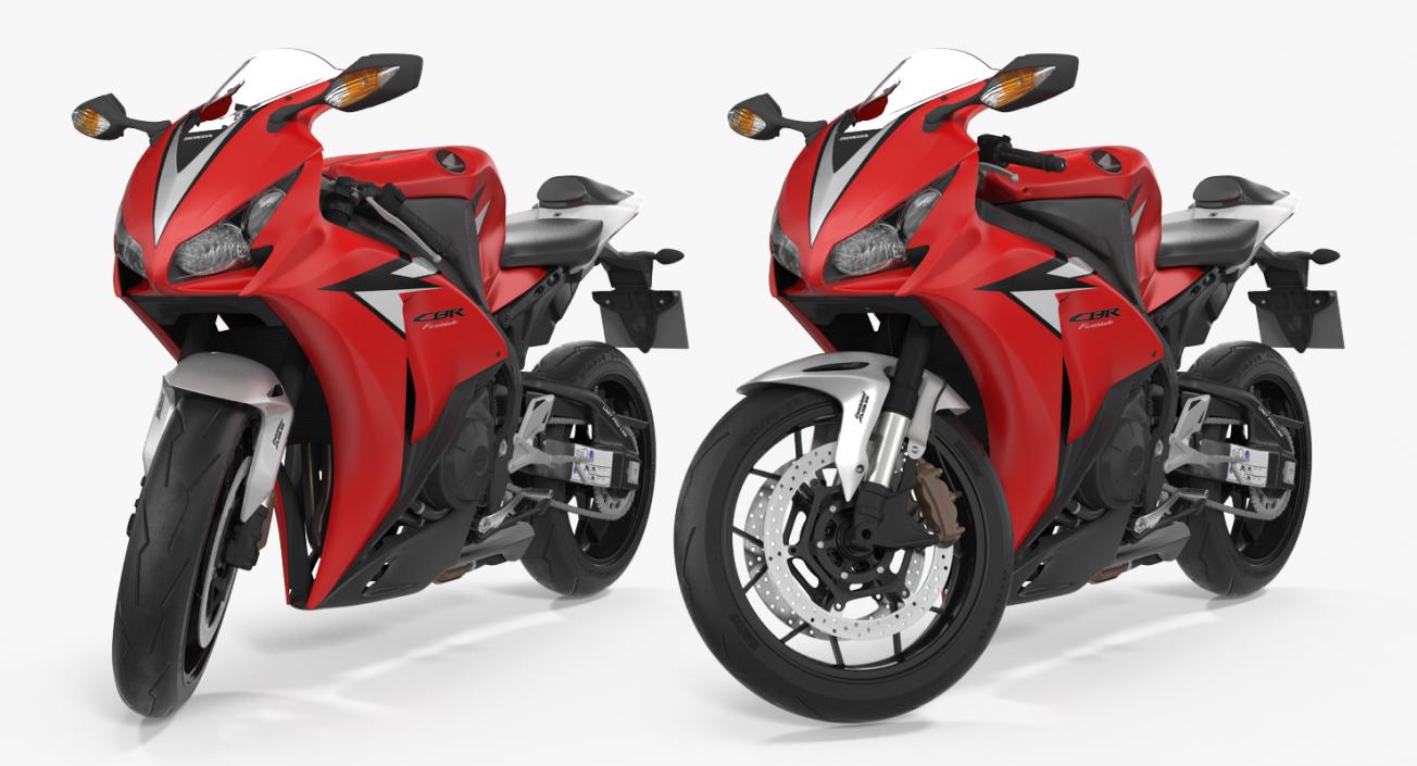 New Honda CBR1000RR Fireblade SP 2016 Rigged 3D model