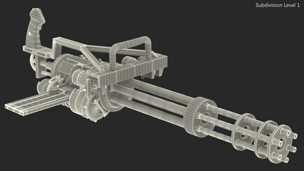 Vulcan Minigun 3D model