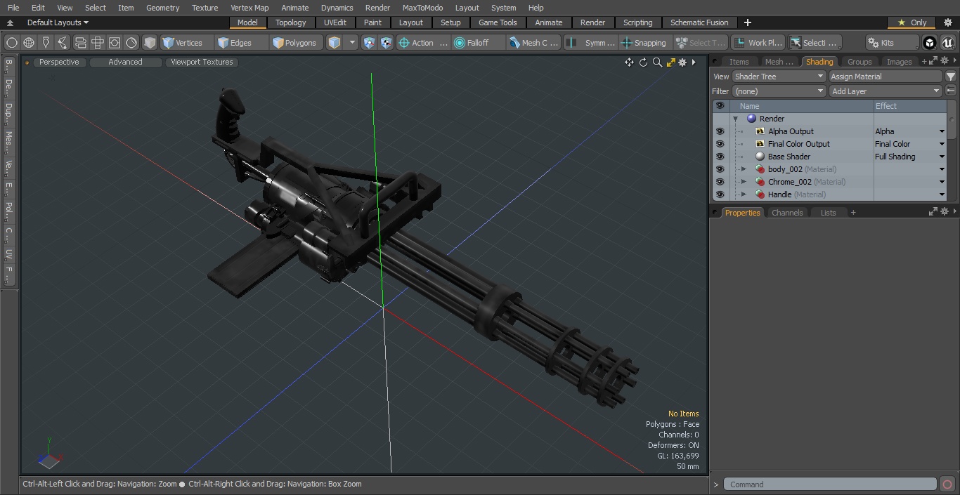 Vulcan Minigun 3D model