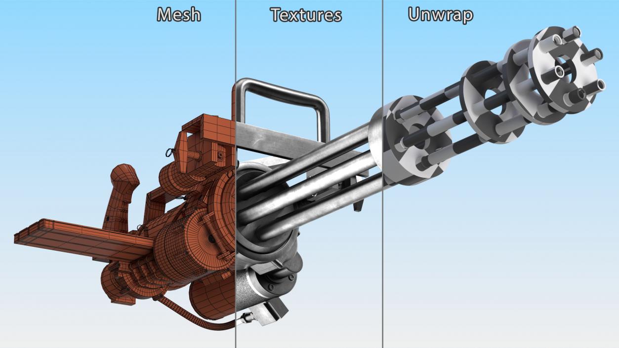 Vulcan Minigun 3D model