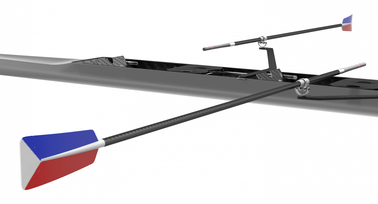 3D Sweep Eight Rowing model