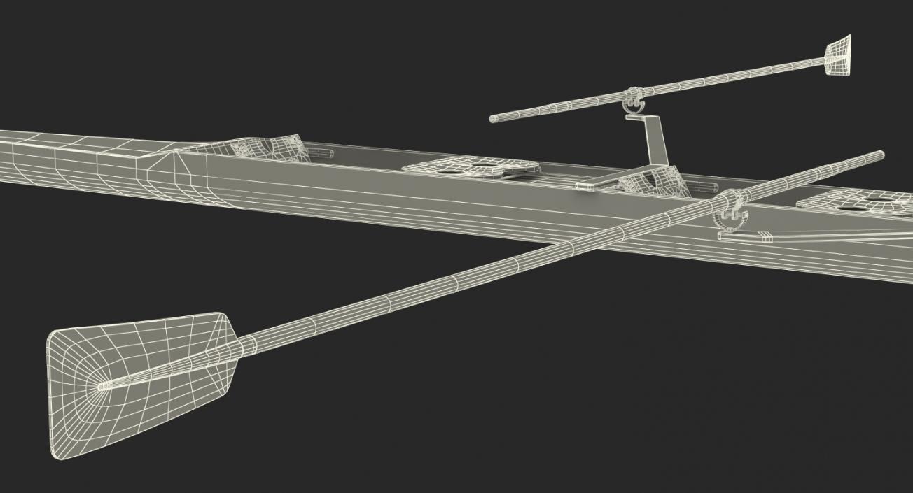 3D Sweep Eight Rowing model