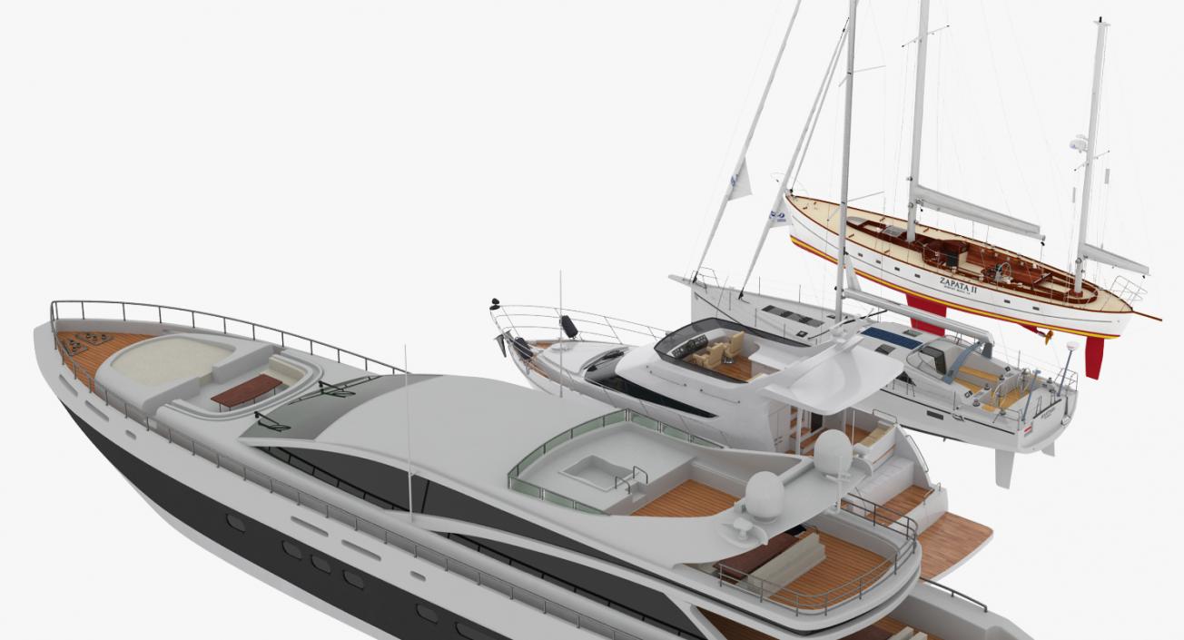 Yachts Collection 2 3D model