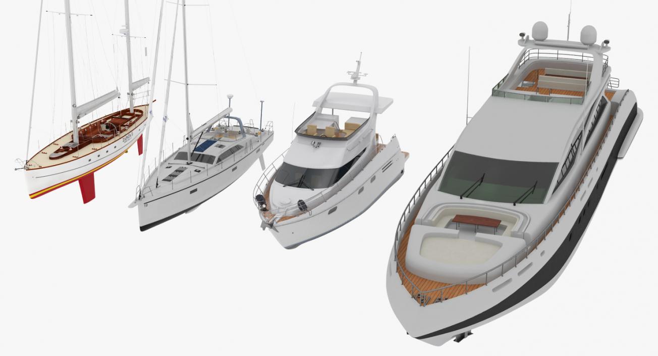 Yachts Collection 2 3D model