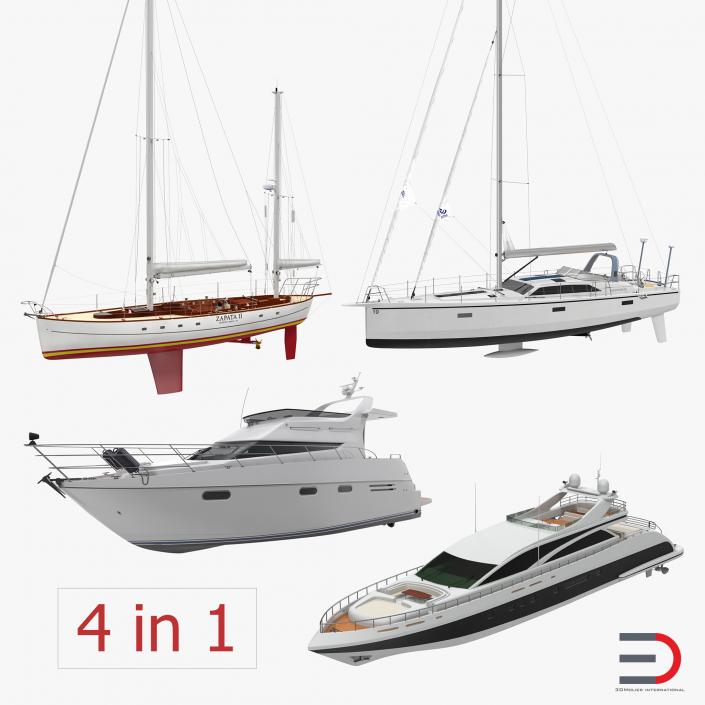 Yachts Collection 2 3D model