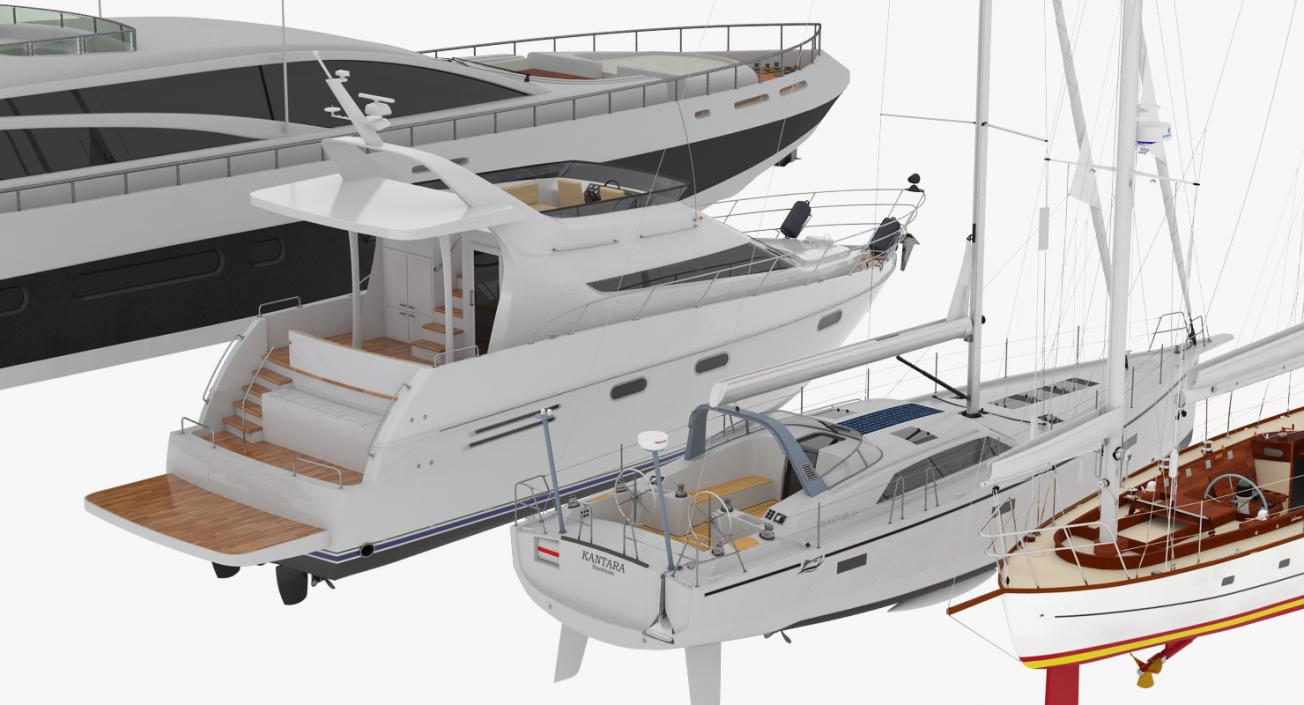 Yachts Collection 2 3D model