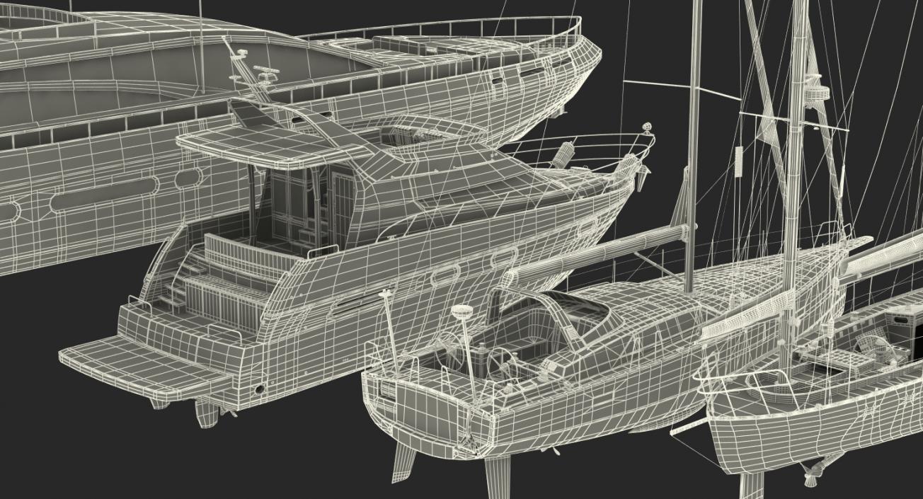 Yachts Collection 2 3D model