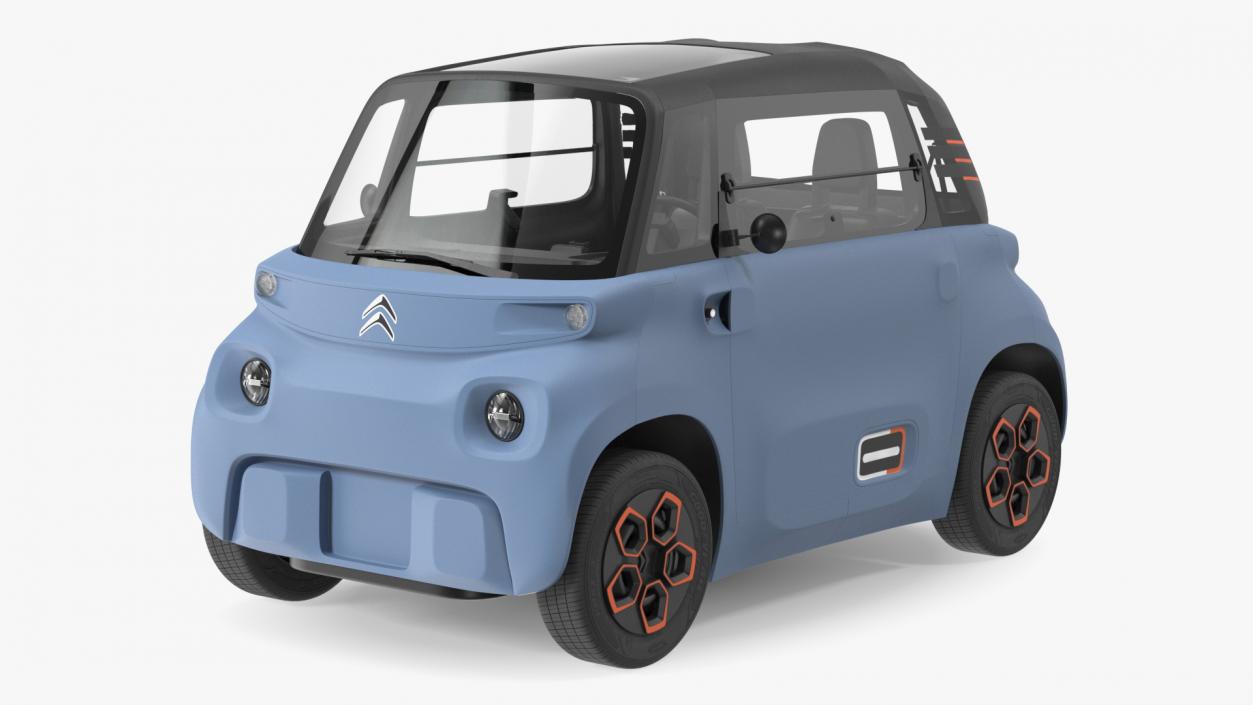 3D Electric Scooter Citroen Ami model