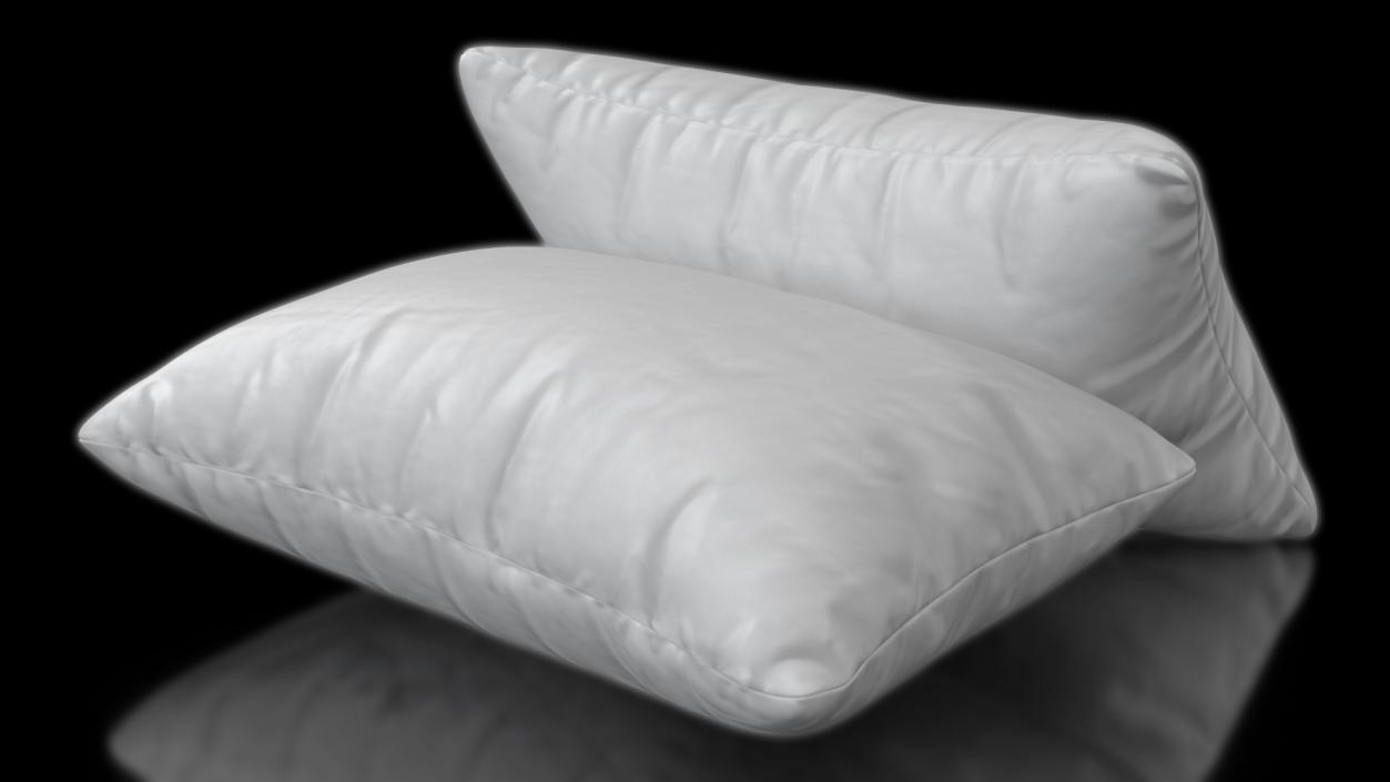 3D model Bed Pillow 70cm