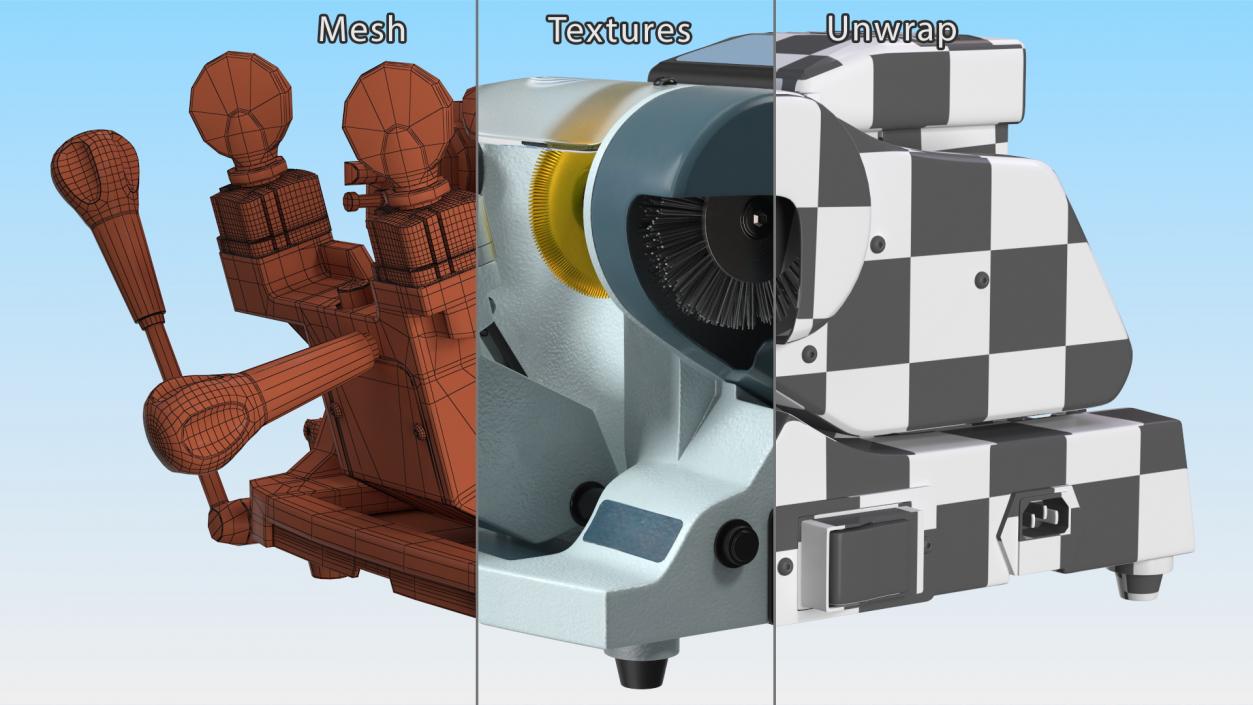 3D Semi Automatic Key Duplication Machine model