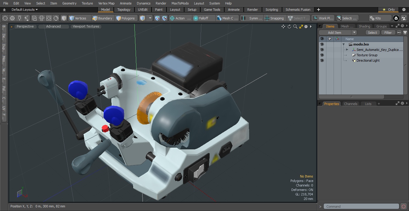 3D Semi Automatic Key Duplication Machine model