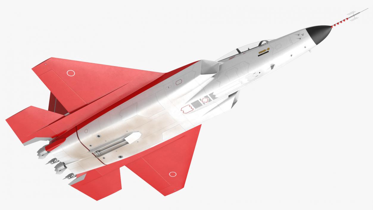 Mitsubishi X2 Shinshin Stealth Fighter Aircraft Flight 3D model