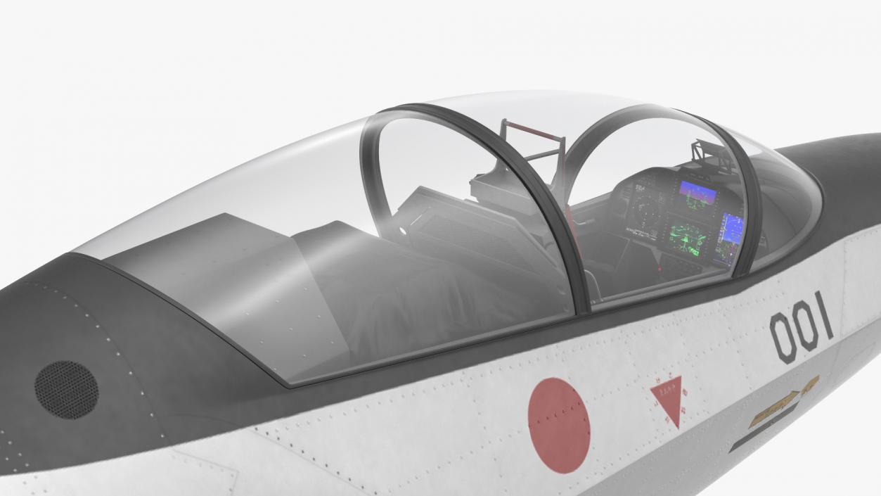 Mitsubishi X2 Shinshin Stealth Fighter Aircraft Flight 3D model