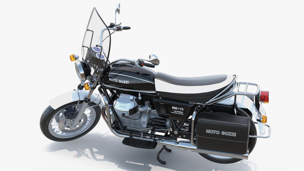 3D model Moto Guzzi 850 T3 Classic Motorbike