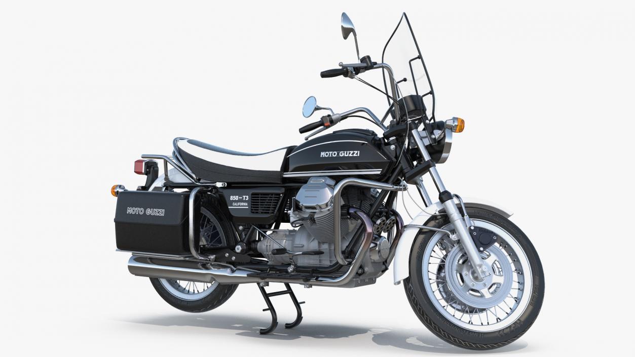 3D model Moto Guzzi 850 T3 Classic Motorbike