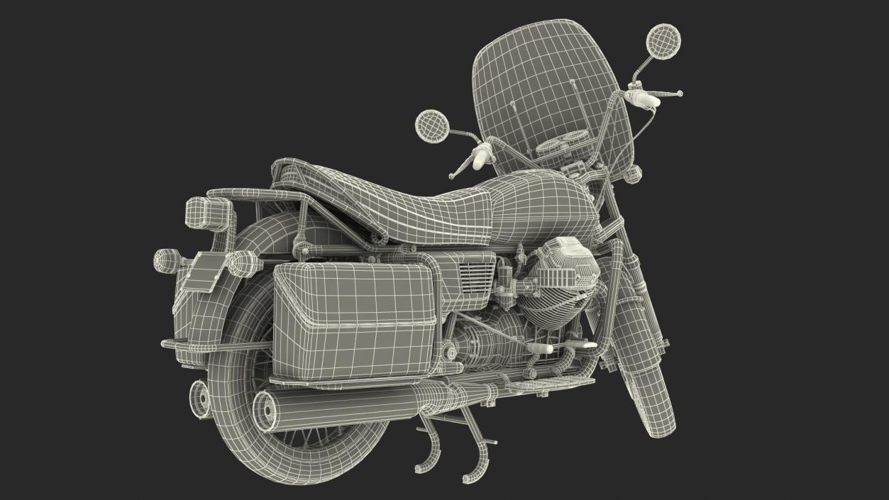 3D model Moto Guzzi 850 T3 Classic Motorbike