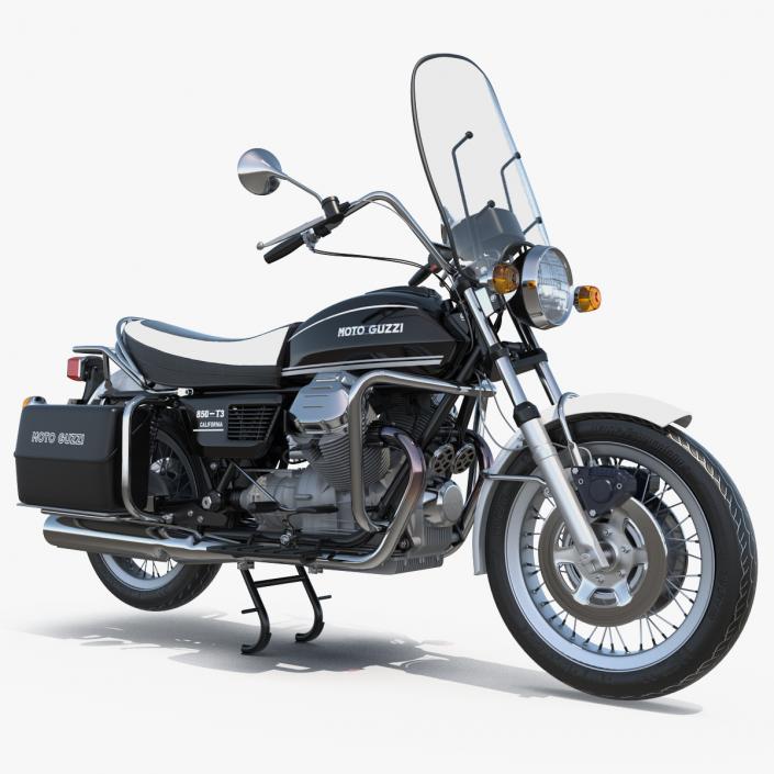 3D model Moto Guzzi 850 T3 Classic Motorbike