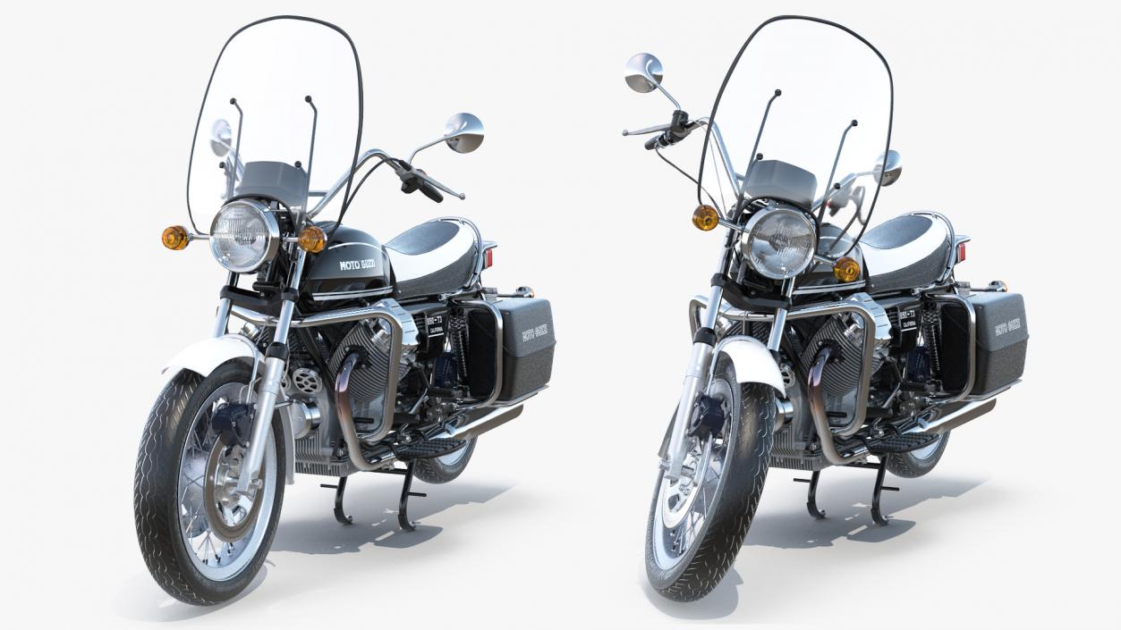 3D model Moto Guzzi 850 T3 Classic Motorbike