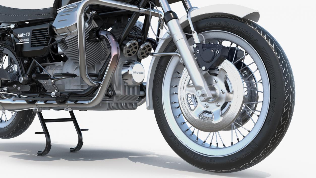 3D model Moto Guzzi 850 T3 Classic Motorbike