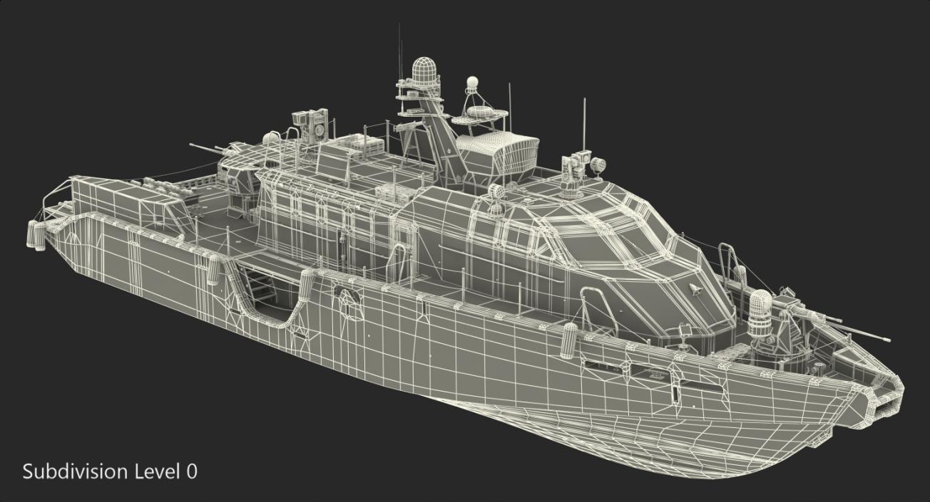 3D model Mark VI Patrol Boat Clean