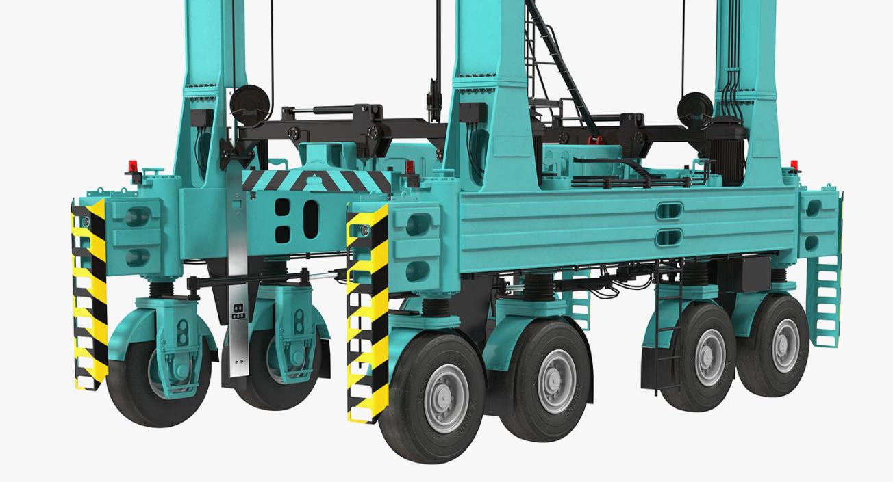 3D Hybrid Straddle Carrier model