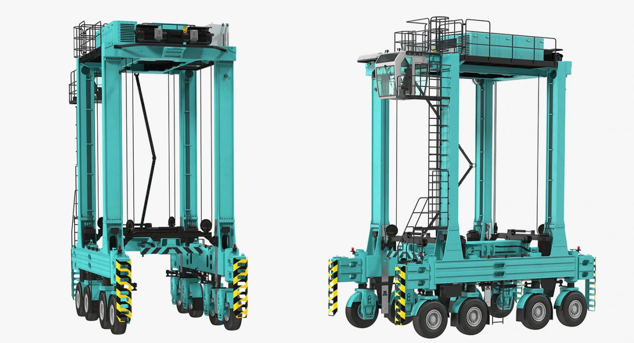 3D Hybrid Straddle Carrier model