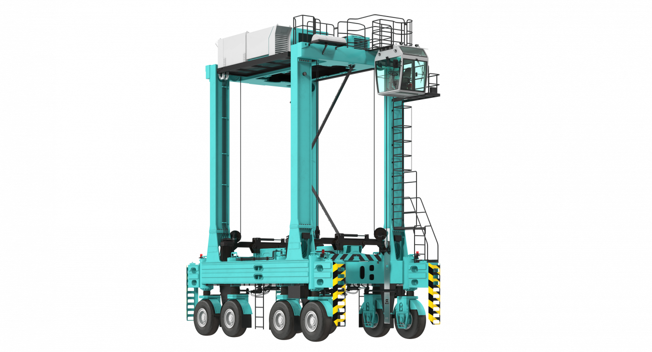 3D Hybrid Straddle Carrier model