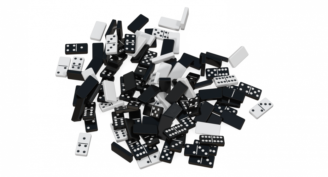 Bunch of Dominoes 3D