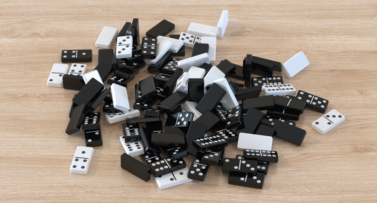 Bunch of Dominoes 3D