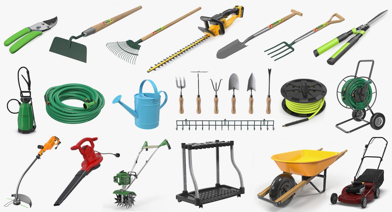 3D model Garden Tools Collection 9