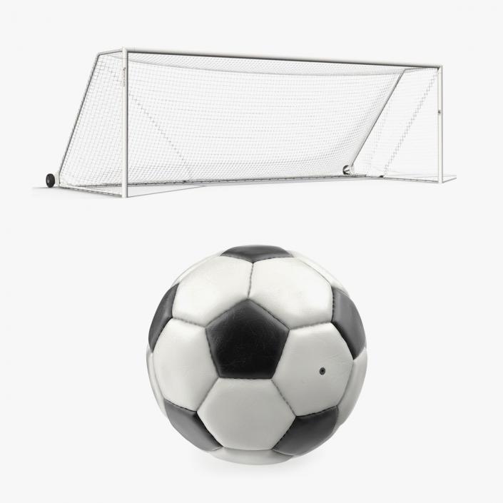 3D Soccer Goal and Ball Collection 2 model